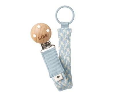 Porta Chupetas  BIBS Baby Blue/Ivory