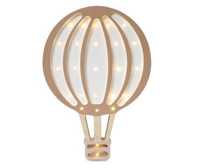 Lampe montgolfire marron clair