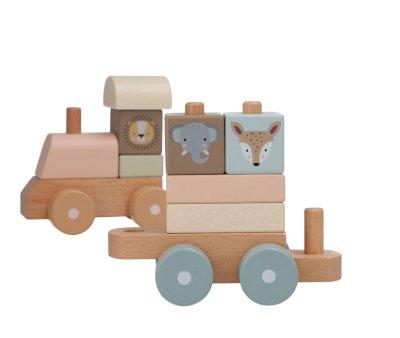 Tren de Nacimiento Personalizable Zoo Rosa