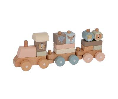 Tren de Nacimiento Personalizable Zoo Rosa