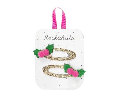 2 Clips Holly Pom Pom