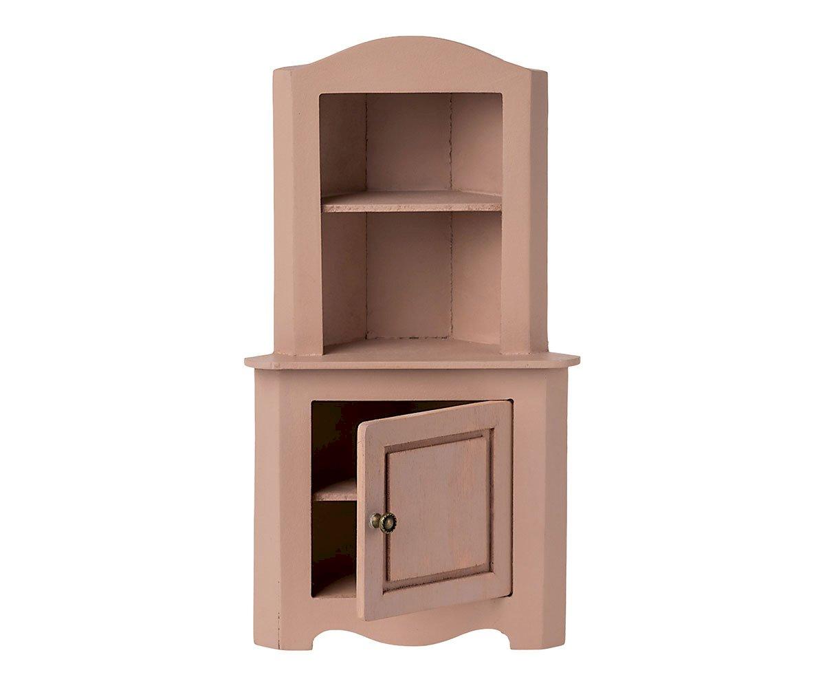 Mueble Esquinero en Miniatura Rosa