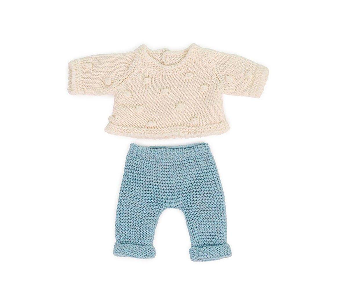 Conjunto Punto Jersey Y Pantalón Muñeco 21cm