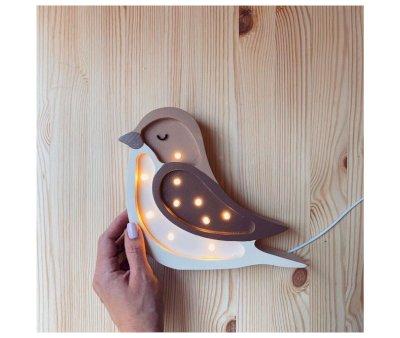 Lmpara Mini Bird Coffe Beige