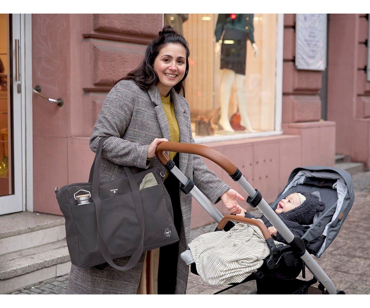 Bolso Maternidad Carro Bebé Cotton Antracita - Tutete