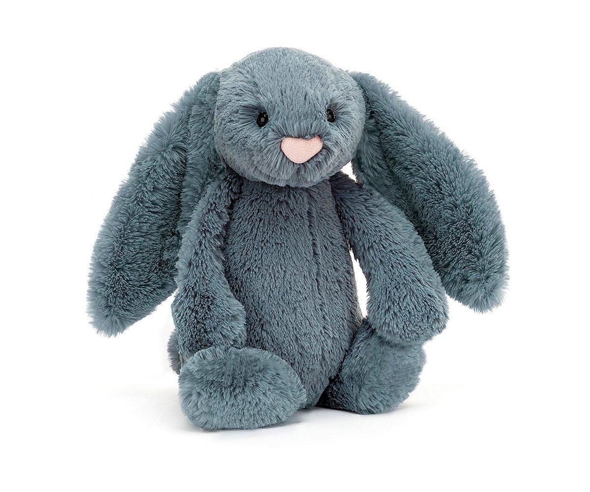 Conejito Suave Mediano Bashful Dusky Blue - Personalizado