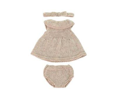 Ensemble Robe et Bandeau en Tricot 32 cm