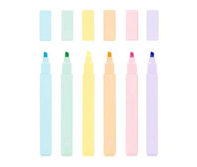 Ensemble de 6 marqueurs pour blocs de couleur