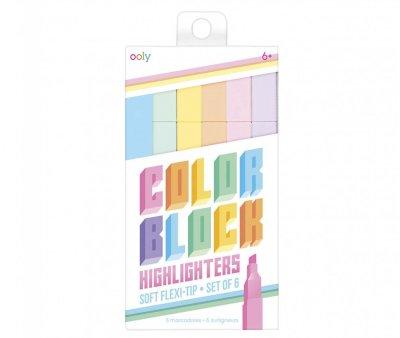 Ensemble de 6 marqueurs pour blocs de couleur