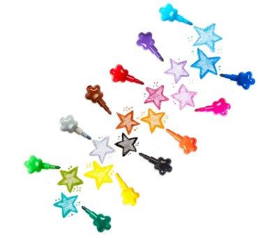 Tubo de 12 Ceras Stars