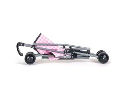 Passeggino Grande per Bambole Vichy Rose