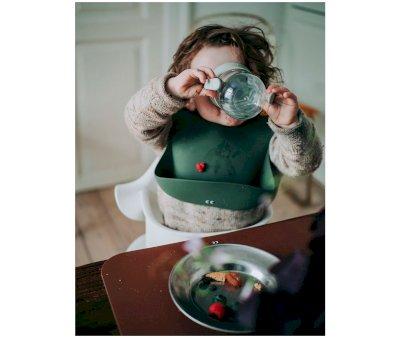 Babero de Silicona Dusty Olive