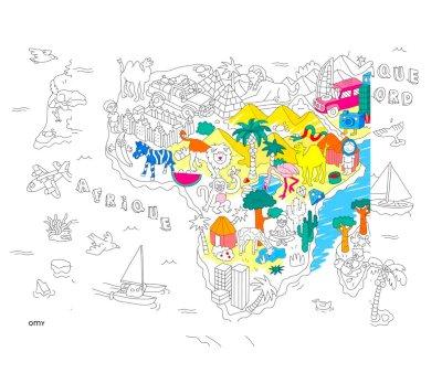 Tovagliette OMY Atlas da Colorare