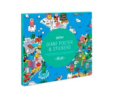 Pster XL Omy Atlas + Pegatinas