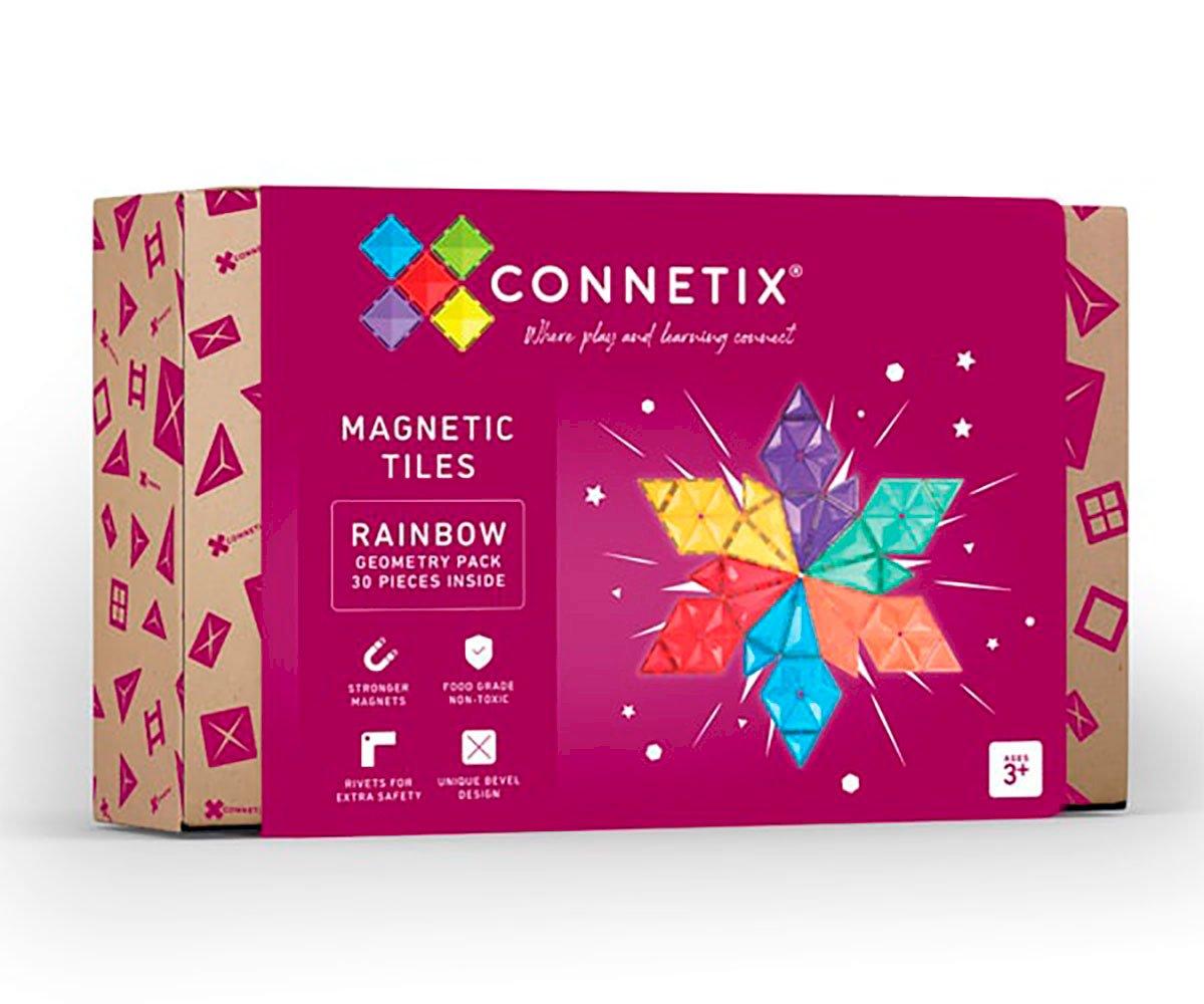 Construction Connetix Rainbow Geometry En 30 Pièces