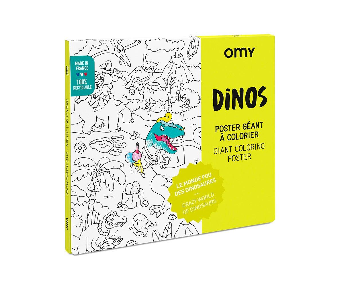 Pster XL Dinos para Colorear