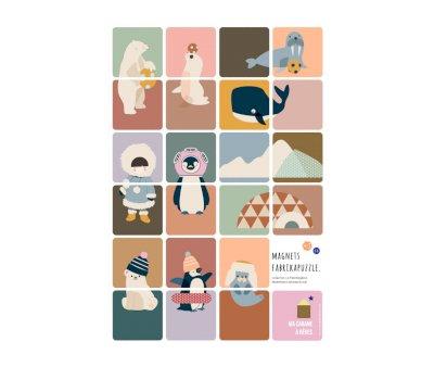 Puzzle Magntico Animales del Hielo