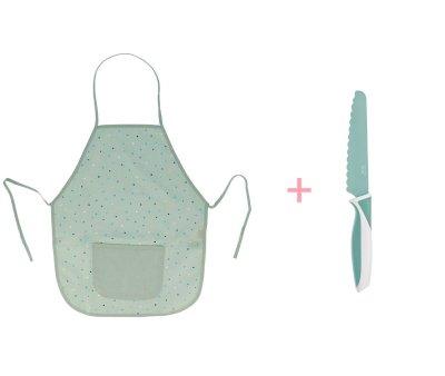Pack Delantal Infantil Sage Personalizable + Cuchillo Sage