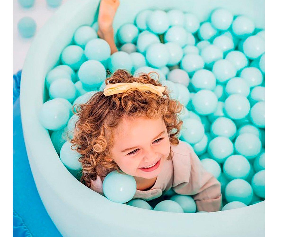 Piscina De Bolas Baby Velvet Mint. Bolas Menta.