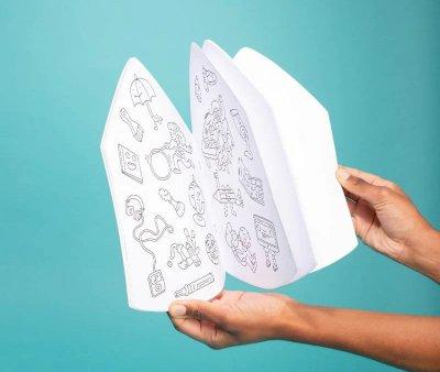 Libro Omy con Dibujos y Pegatinas Lpiz