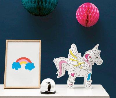 Juego Omy para Inflar y Colorear Unicornio