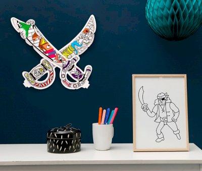 Jeu de gonflage et de coloriage Omy Pirates
