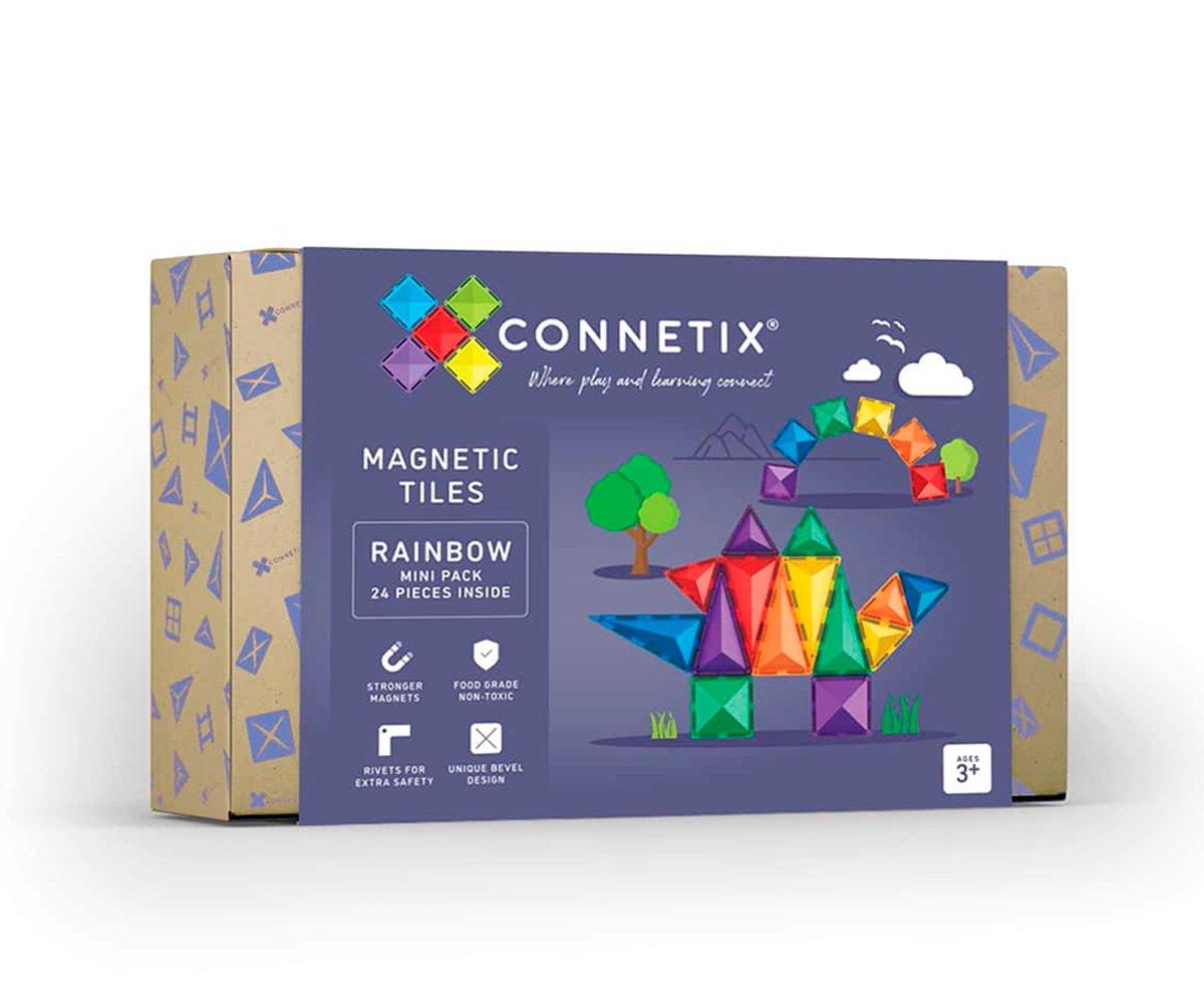 Construction Connetix Rainbow Mini En 24 Pièces