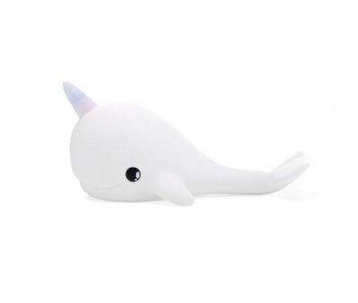 Luz de Noche Recargable Narwhal Blanca