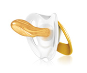 Chupetes Personalizados NUK Genius Dorado Marino +6M