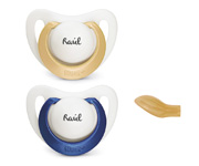 Chupetes Personalizados NUK Genius Dorado Marino +6M