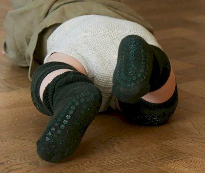 Calcetines Suela Antideslizante Algodn Forrest Green