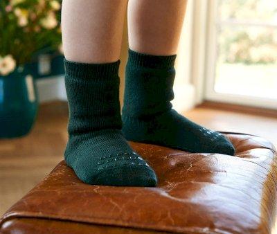 Calcetines Suela Antideslizante Algodn Forrest Green