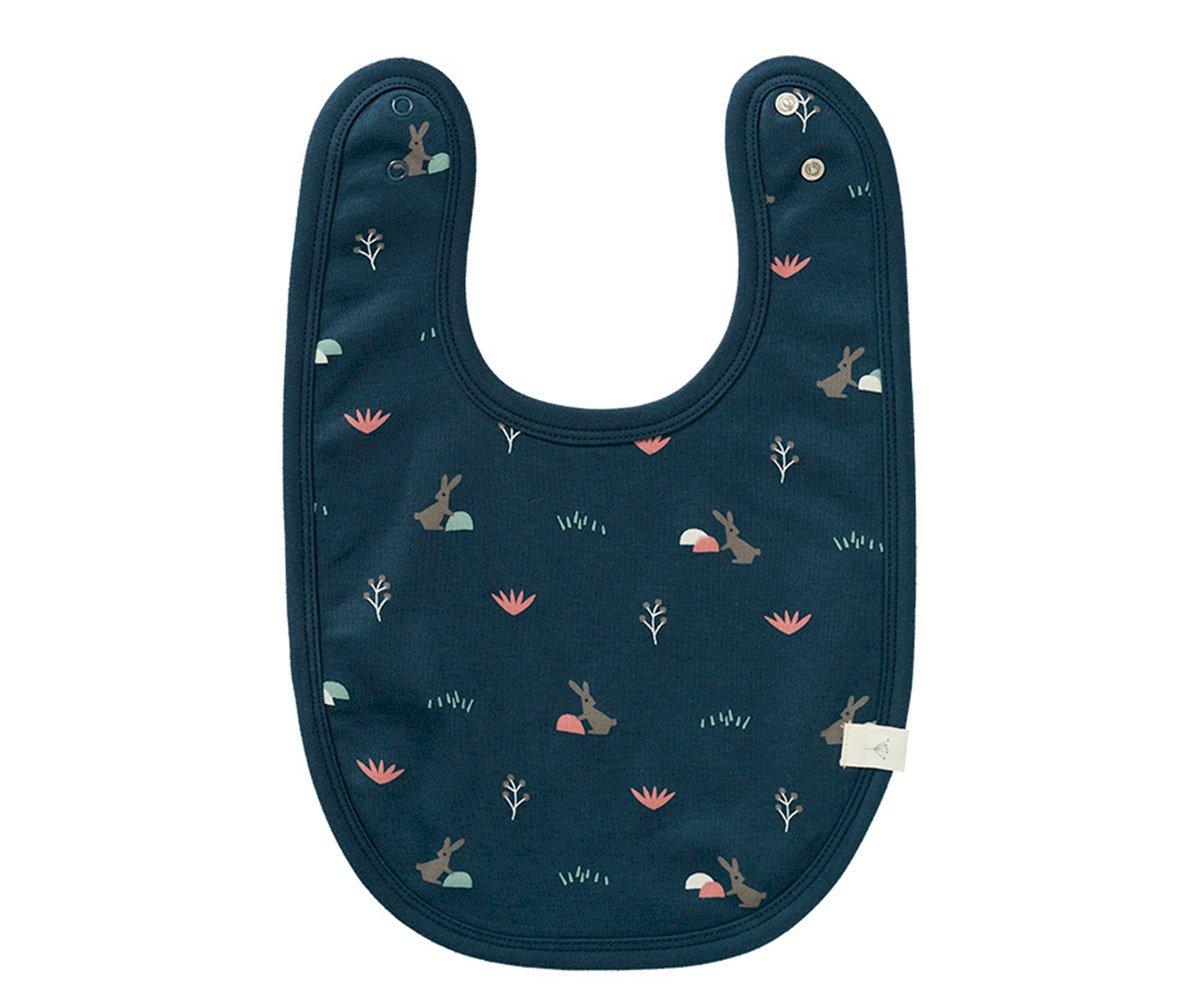 Bavoir Fresk Indigo Bunny 