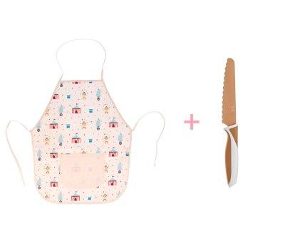 Pack Delantal Infantil Circus Personalizable + Cuchillo Caramel