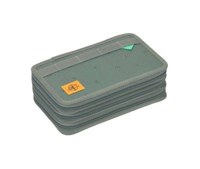 Estuche Escolar Triple Unique Green