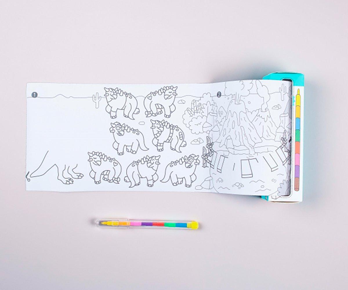 Lápis Para Colorir OMY Dino Pocket + Lápiz