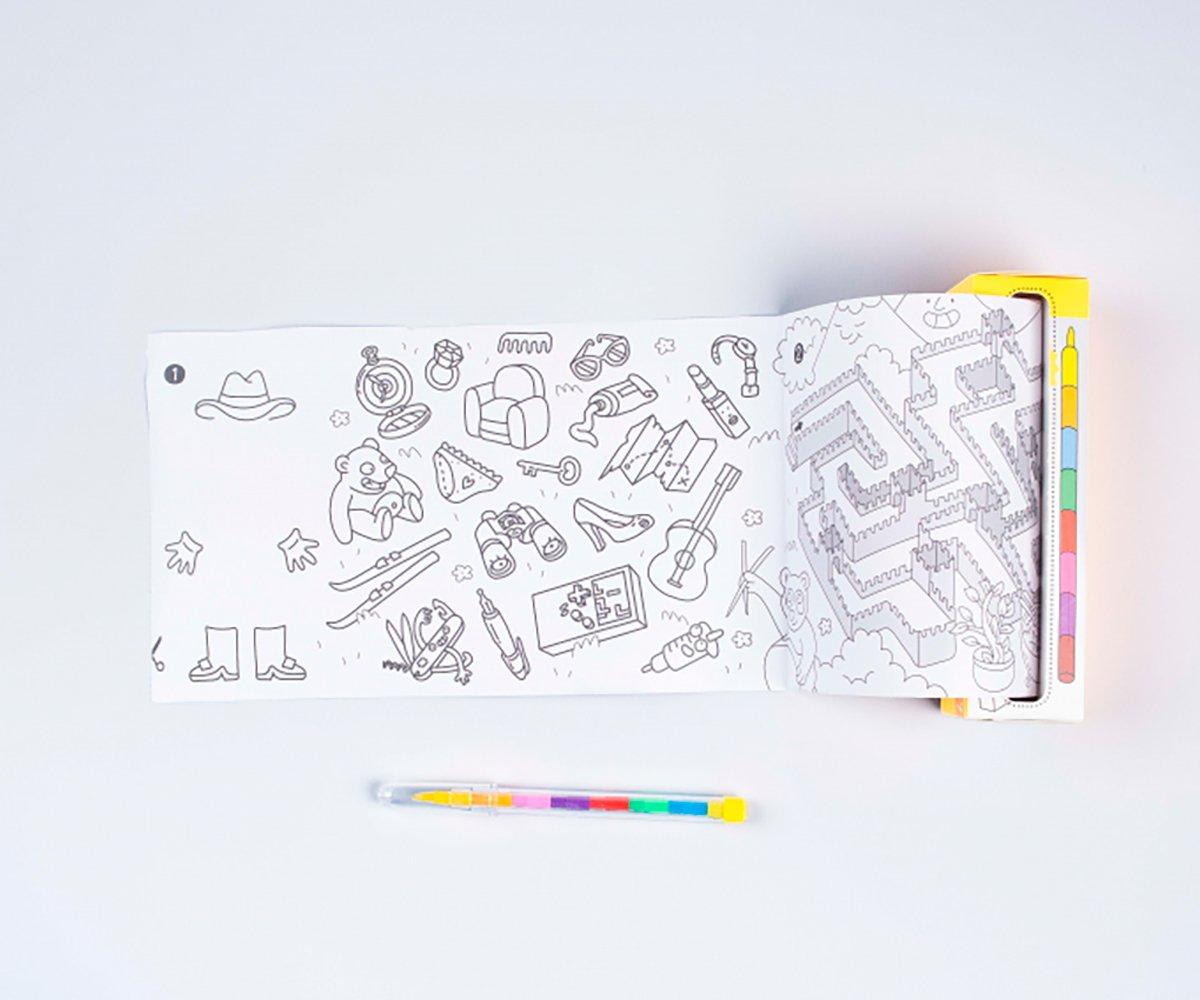 OMY Atlas Pocket Coloring + Lápis