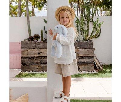 Peluche Coniglio Baxter Blue Personalizzabile