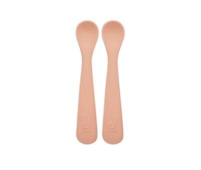 2 Cuillres Silicone Pale Pink