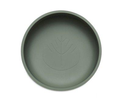 Bol Silicone com ventosa Ash Green