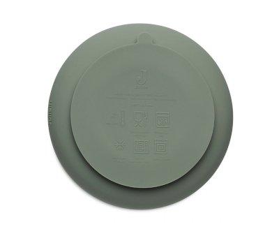 Bol Silicone com ventosa Ash Green