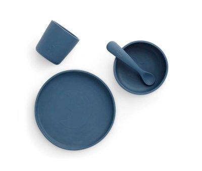 Conjunto Silicone Jeans Blue 4 peas