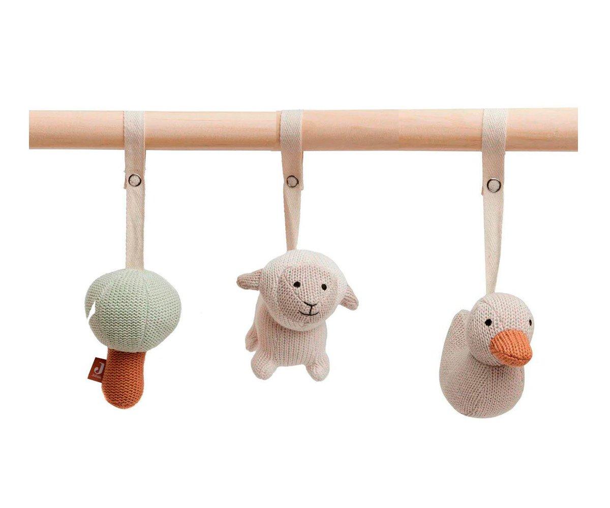 3 jouets de gym en bois Toys Lamb - Tutete