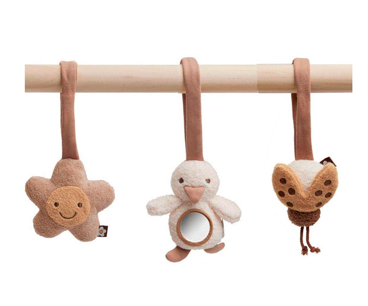 3 Jouets de Gym en Bois Spring Garden - Tutete