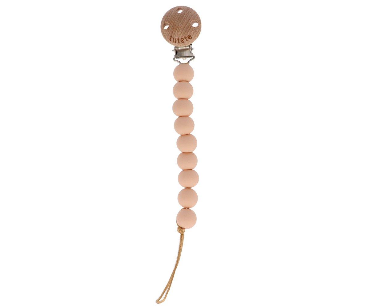 Attache-sucette en silicone Pure Peach