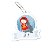 Riding Hood Backpack Keychain