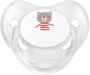 1 Sucette Personnalisable Canpol Ours Transparente
