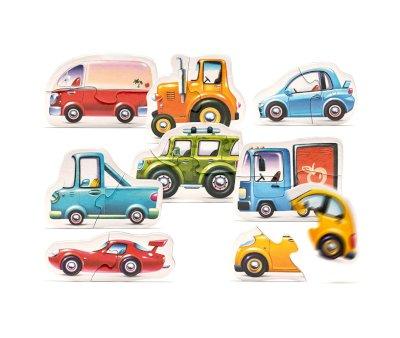 Puzzle 8 in 1 Veicoli