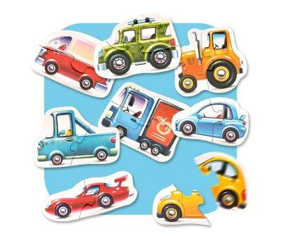 Puzzle 8 in 1 Veicoli