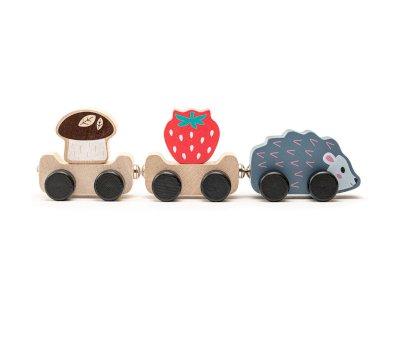 Tren Erizo Encajable Frutas